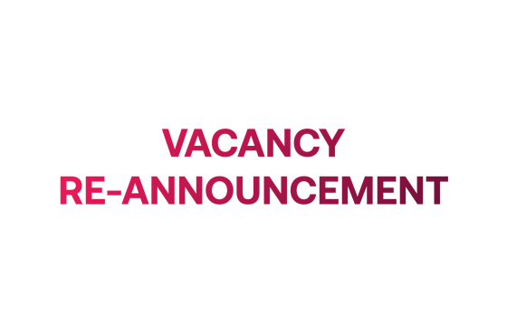 VACANCY RE-ANNOUNCEMENT
